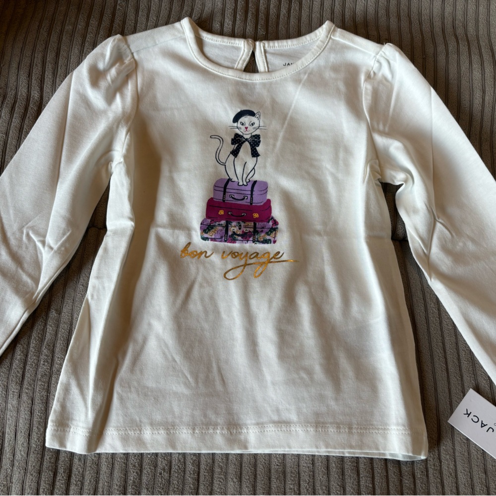 Janie and Jack 3t Bon Voyage top